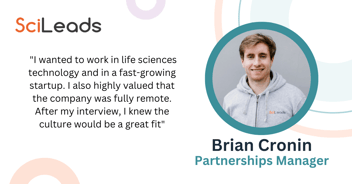 Q&A with Brian Cronin, Partnerships Manager