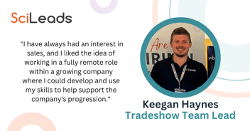 Q&A with Keegan Haynes, Tradeshow Team Lead